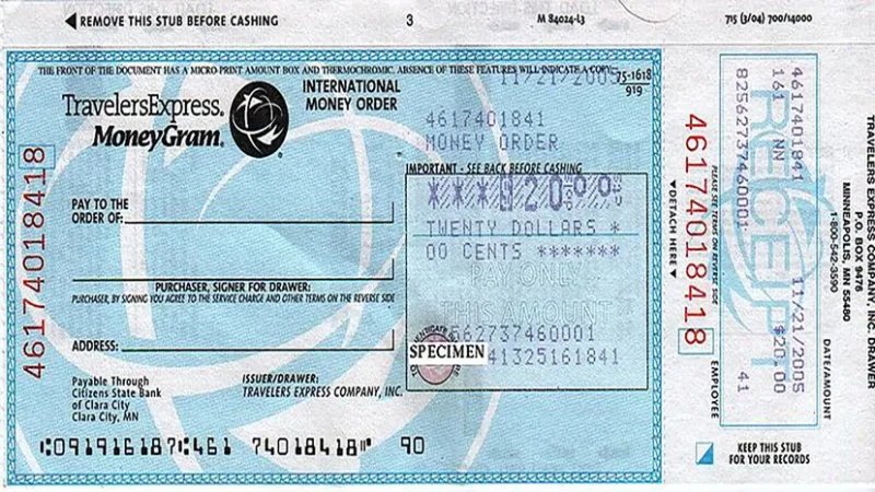 Cómo enviar un money order 